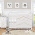Sweet Jojo Designs Ivory Gender Neutral Boho Bohemian Girl Boy Baby Nursery Crib Bed Skirt Dust Ruffle - Solid Color