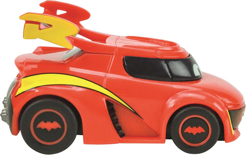 Carrera First Batwheels Slot Car Race Track with Spinners, Includes Bam and Redbird Cars, Battery-Powered Racing Set