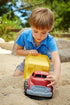 Green Toys Dump Truck, Red/Yellow CB - Pretend Play, Motor Skills, Kids Toy Vehicle. No BPA, phthalates, PVC.