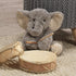Jett the Gray Plush Elephant - Soft and Cuddly Toy for Babies