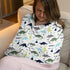 Sweet Jojo Designs Blue and Green Dinosaur Boy Infant Baby Car Seat Cover Nursing Breastfeeding Shopping Cart Stroller