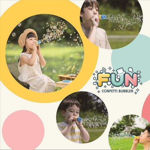 Uncle Bubble Mini Bubble Blower for Kids and Toddlers, Durable Outdoor Toy Makes Thousands of Bubbles