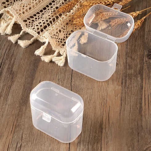 Accmor Pacifier Case, 2 Pack Transparent Container for 2 Pacifiers, BPA Free