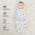 3 Pack 100% 3-6 3-6 Susurration Swaddle Sleep Sacks Muslin Cotton Swaddle Blanket Small Baby Wrap for Months Newborn