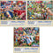 Bits and Pieces Value Set of Three Jigsaw Puzzles for Adults Desserts,