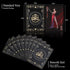 WJPC Warrior Gold Waterproof Playing Cards with Gift Box, Deck of Poker Cards for Indoor Outdoor Party Game