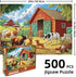 500 Country Sutinban Spring Farm Animal Jigsaw Puzzles for Adults Pieces, Challenging Life Cows, Dogs, Chickens Puzzles