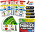 Phonics Flash Cards, Learn to Read in 20 Phonic Stages, Educational Games for Kids Ages 4-8, Kindergarten
