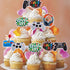 36 PCS Assembled Video Game Cupcake Toppers Game On Controllers for Kids Birthday Party Decorations