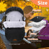 Stroller Universal Sleeping Bag, Winter Outdoor Hooded Bunting Bag, Windproof and Water-Resistant Stroller Accessory