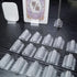 120 PCS Plastic Game Card Stands Blank Game Board Markers Game Card Holder Playing Card Holders Board Game Pieces Stands for Board Game Markers Party Favor (Transparent)