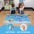 107 3-8 BONNYCO Felt Board for Toddlers with Sea Animals Figures. Montessori and Sensory Toys, Birthday Gifts for Kids