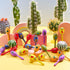 JOYIN 24 Mini Wooden Fiesta Maracas, 6 Designs Noisemaker for Mexican Fiesta, Birthday Parties, Luau Party Favors