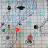 (24x36in) Set Set ENHANCE Deluxe RPG Grid Mat - DND Map with Premium Rubber, Non-Slip Grip, No Creasing - Dry Erase DND