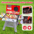 CUTE STONE Kids BBQ Grill Playset - Realistic Smoke Toy BBQ Grill with Accessories for Indoor Outdoor Pretend Play