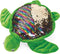 11" Turtle Stuffed Animal with Reversible Flipping Sequins, Cute Plush Sea Turtle