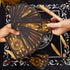 78 Set SUGEYA Tarot Cards with Guide Book, Black Tarot Deck Gift with Tarot Cloth, Chakra Stones and More, Tarot Cards