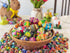 Importer AM Set 6 Polish Easter Hand Painted Wooden Eggs (Pisanki) Decorative Eggs for Easter of Medium Eggs