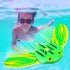 2 Pack 40 Aqua Mini Stingray Gliders - - Underwater Pool Toys with Adjustable Fins Travel Up to Feet