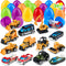 JOYIN 24 Pcs Prefilled Easter Eggs with Cars, Vehicle Toys for Boys