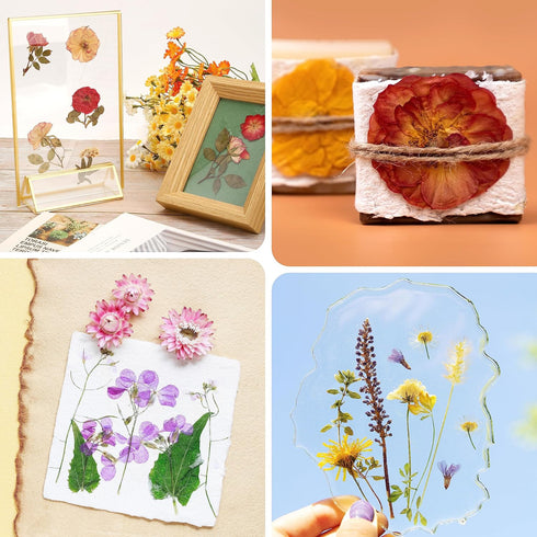 11"x11" 10 Aboofx Flower Press Kit, Craft Kits Layers Wooden Flower Pressing Kit for Crafts Pressed Flowers & Plant