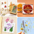 11"x11" 10 Aboofx Flower Press Kit, Craft Kits Layers Wooden Flower Pressing Kit for Crafts Pressed Flowers & Plant