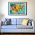 Think2Master 100 Pieces Colorful United States Map Jigsaw Puzzle for Kids, Size: 23.4” x 16.5”