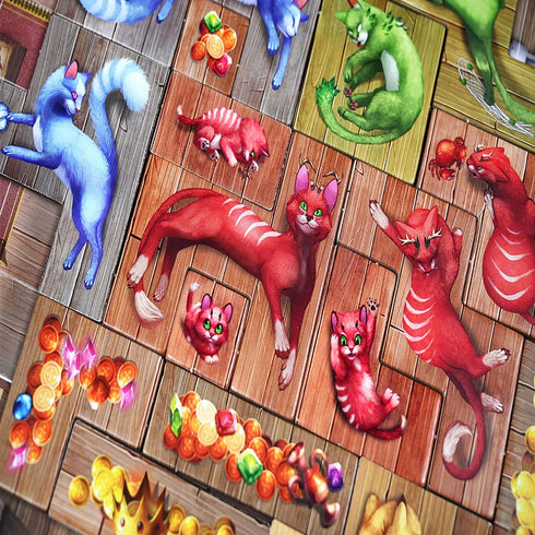 The Isle of Cats: Kittens + Beasts Expansion Board Game for Ages 8+