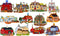 RoseArt - Mini-Shaped - Main Street - 500 Piece Jigsaw Puzzle for Adults