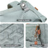 SONARIN Backpack,Travel Mommy Portable Large Capacity Diaper Bag Nappy Changing Bag Bag with Pacifier Bag & Stroller