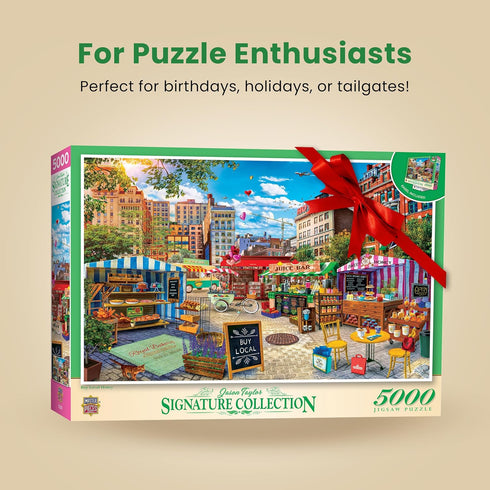 5000 40"x60" MasterPieces Piece Jigsaw Puzzle for Adults, Family, Or Kids - Buy Local Honey - Manufacturer Defect