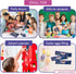Pack 30 BONNYCO Pop It Bracelets and Keychains Kids Party Favors. Goodie Bags Stuffers for Kids, Fidget Toys Pop Its