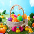 24 JOYIN Pcs Prefilled Easter Eggs with Rubber Ducks, Variety Duckies for Easter Egg Hunt, Kids Basket Stuffer, Bath