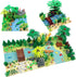 6 Pack Grassland Rivers Pattern Baseplate, 10" x 10", Building Brick Base Plate for Kids Toy