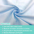 American Baby Company 2 Pack 100% Natural Cotton Fitted Cradle/Bassinet Sheets 36" x 18" - Blue