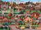 Buffalo Games Silver Select - Charles Wysocki Labor Day in Bungalowville - 1000 Piece Jigsaw Puzzle