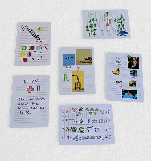 Son of Doctor Esker's Notebook, a Puzzle Card Game in the Style of Escape Rooms