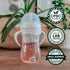 Straw Cup Conversion Kit for Philips Avent Natural Baby Bottles, 2-Count Food Grade Silicone Straw Nipples and Handles