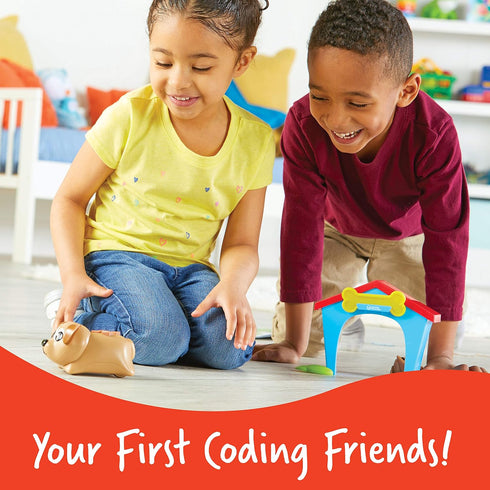 Zip,22 Set, 4+, Learning Resources Coding Critters Ranger & Piece Ages Screen-Free Early Coding Toy for Kids