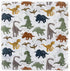 Little Unicorn Premium Cotton Swaddle Baby Blanket | Breathable Fabric | for swaddling, Play, Nursing & More (Dino
