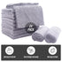 Sunny zzzZZ Ultra Soft 24 Pack Baby Washcloths - 10x10 Inches Coral Fleece, Extra Absorbent for Sensitive Skin