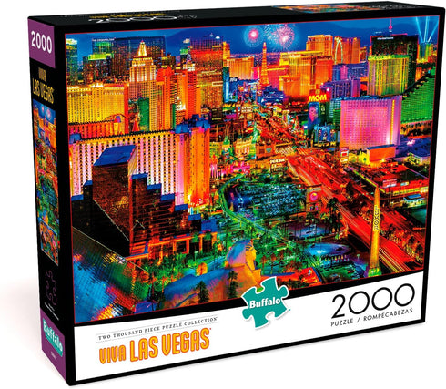 Buffalo Games - Viva Las Vegas 2000 Piece Jigsaw Puzzle