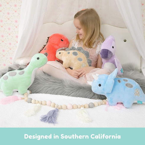 Bellzi Brontosaurus Cute Stuffed Animal Plush Toy - Adorable Soft Dinosaur Toy Plushies and Gifts - Perfect Present