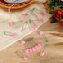 WILLBOND 150 2.2 Inch Pcs Diaper Pins Safety Plastic Head Cloth Diaper Nappy Pins with Locking Closures Stainless Steel