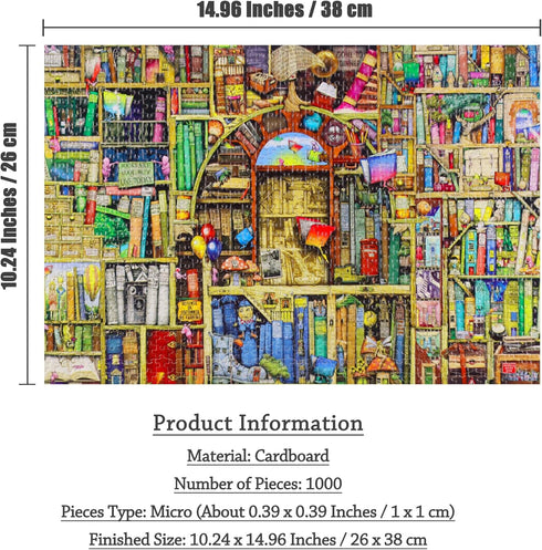 1000 10.24 14.96 Inches MISITU Jigsaw Puzzles Pieces for Adults Mini Puzzles Micro Pieces Challenging Difficult Puzzles