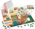 Galison Joy Laforme Flower Shop 500 Piece Unique House Shaped Puzzle with Springtime Artwork