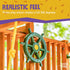 Jack and June Yellow and Green Captain Ship Wheel Swing Set Accessory for Any Playset