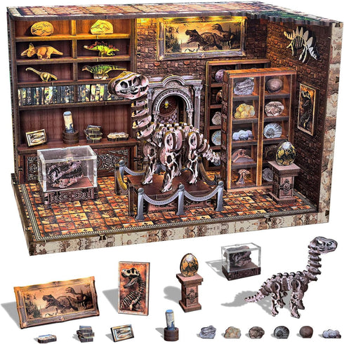 FLYINTOYS Book Nook Kit, DIY Miniature Dollhouse Booknook Kit for Adults and Teens,