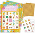 5"x7" Hawaiian Bingo Game Cards (24 Kinds), Luau Aloha Tropical Summer Party Game for Family Activities
