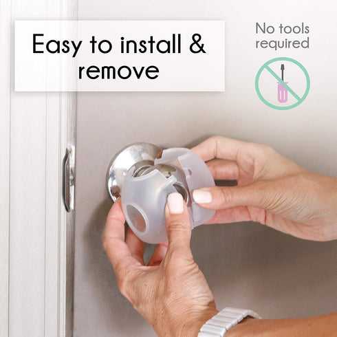 Baby Safety Door Knob Covers, 3 Count (Pack of 1)